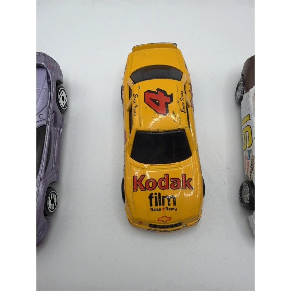 Vintage‎ Diecast Toy Car Lot Kodak Exxon Stock Cars Mixed Vehicles